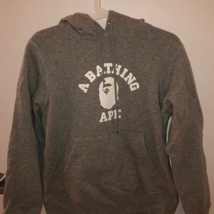 bape hoodie size s